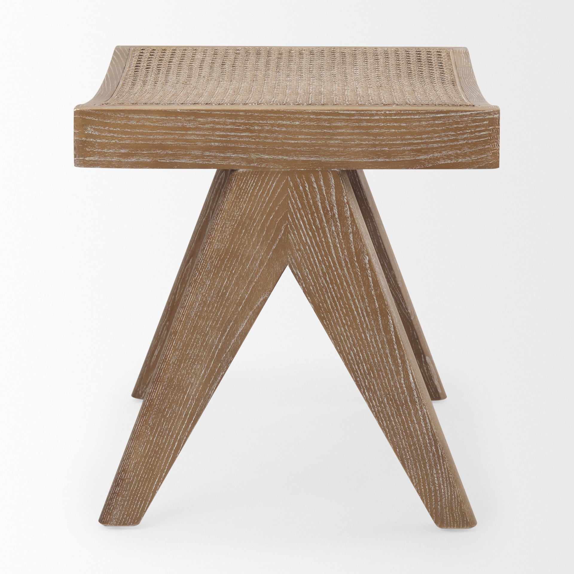 Mercana Arvin 21.7" x 17.7" x 18.1" Solid Wood Bench