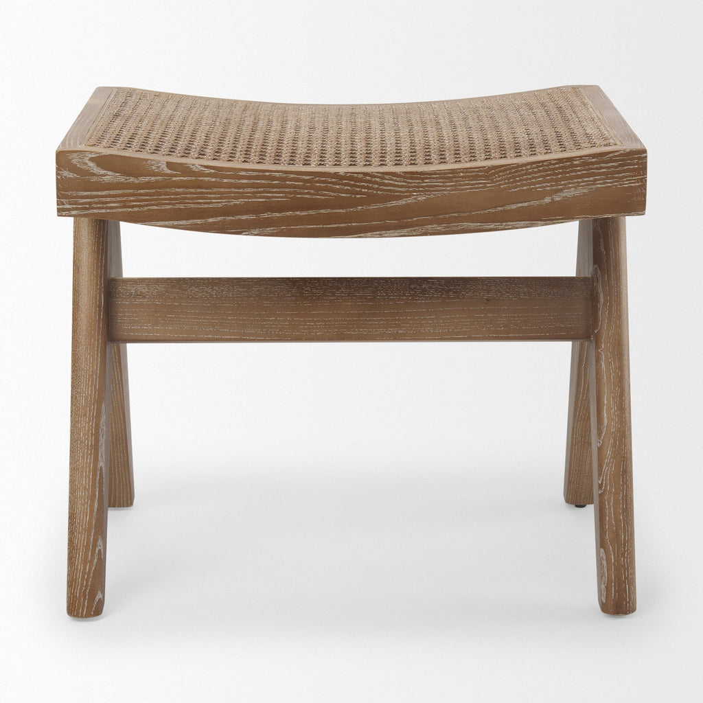 Mercana Arvin 21.7" x 17.7" x 18.1" Solid Wood Bench