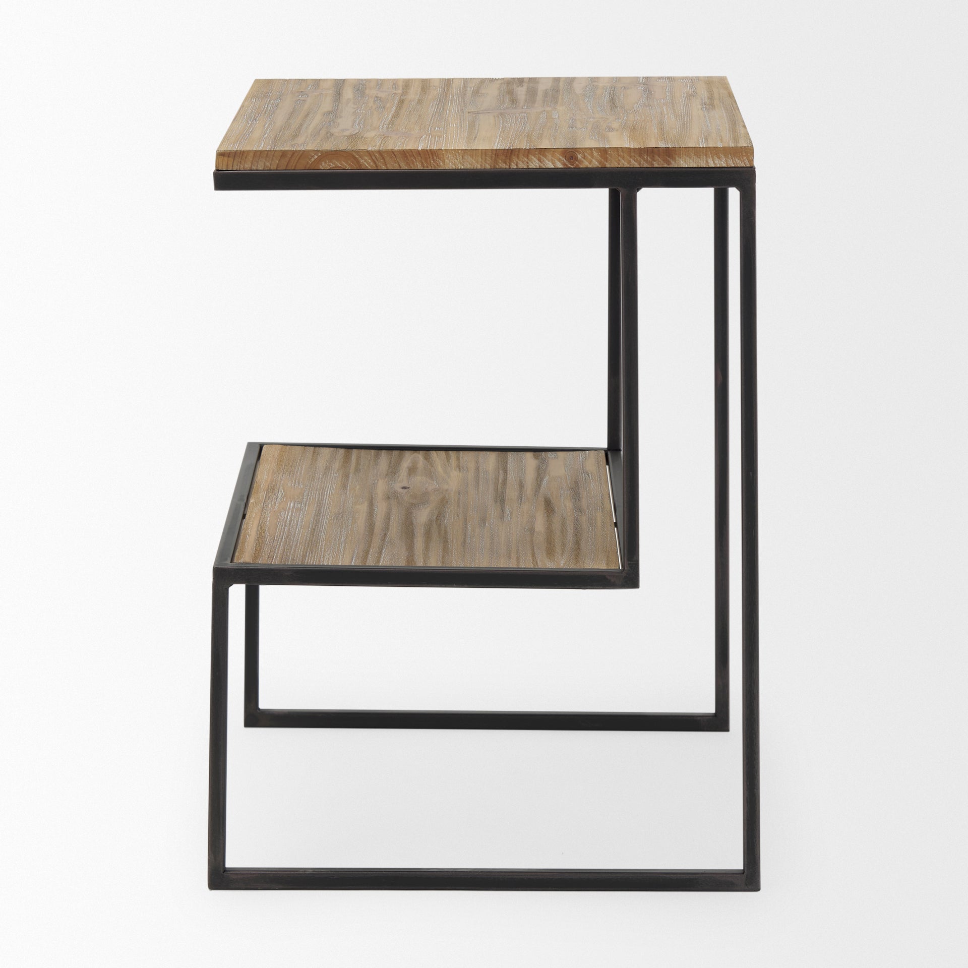 Mercana Ronin 16.1" x 16.1" x 21.1" Solid Wood Side Table