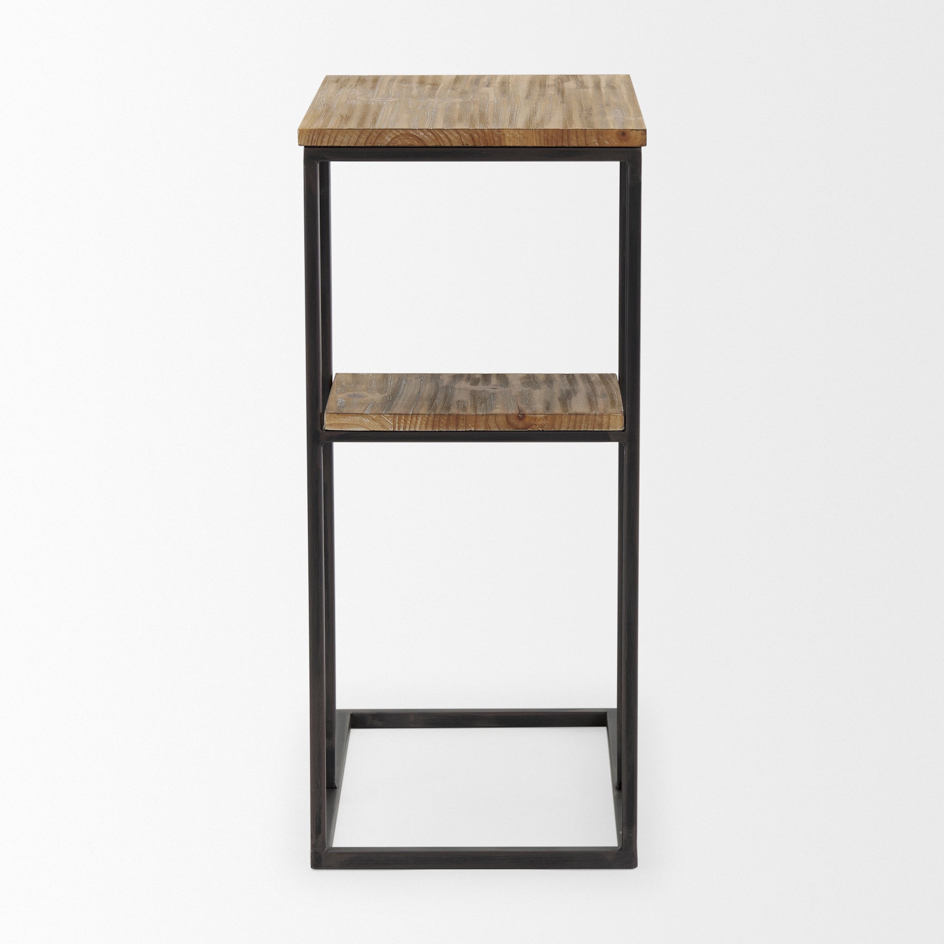 Mercana Ronin 18.5" x 11.4" x 25.2" Solid Wood Side Table