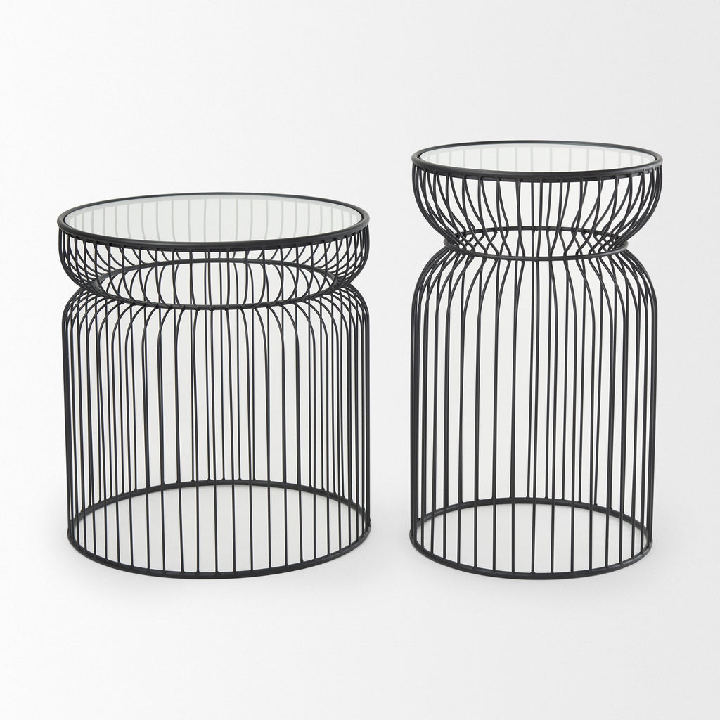 Mercana Shani 30.7" x 18.9" x 20.1" Side Table