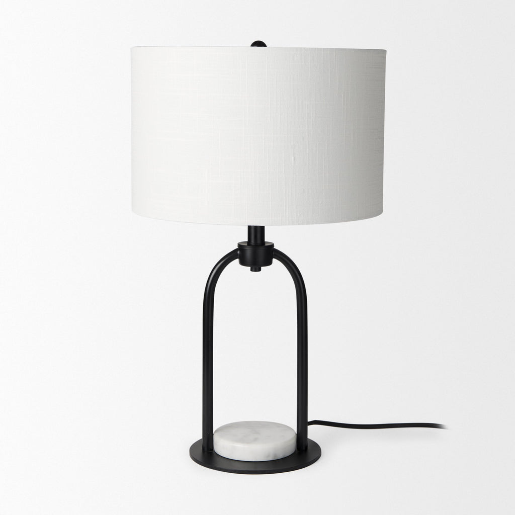 Mercana Sarah 15" x 10" x 22.2" Metal Table Lamp