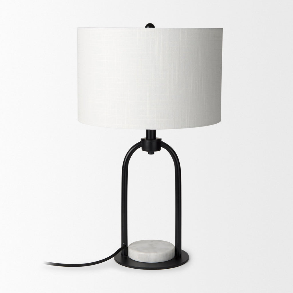Mercana Sarah 15" x 10" x 22.2" Metal Table Lamp