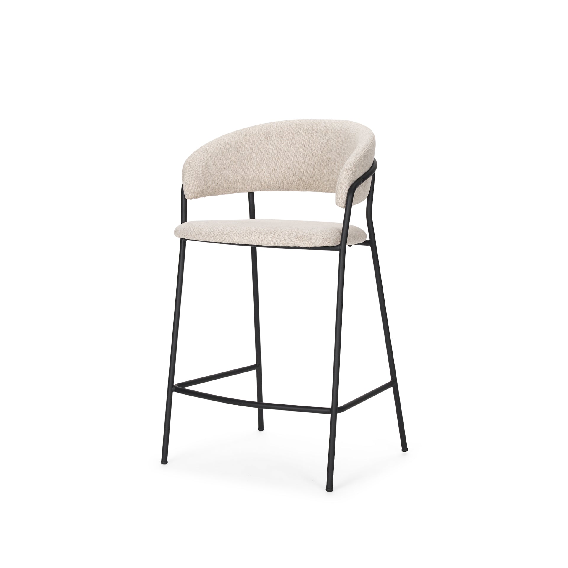 Mercana Carolyn 19.3" x 20.5" x 35.4" Metal Stool