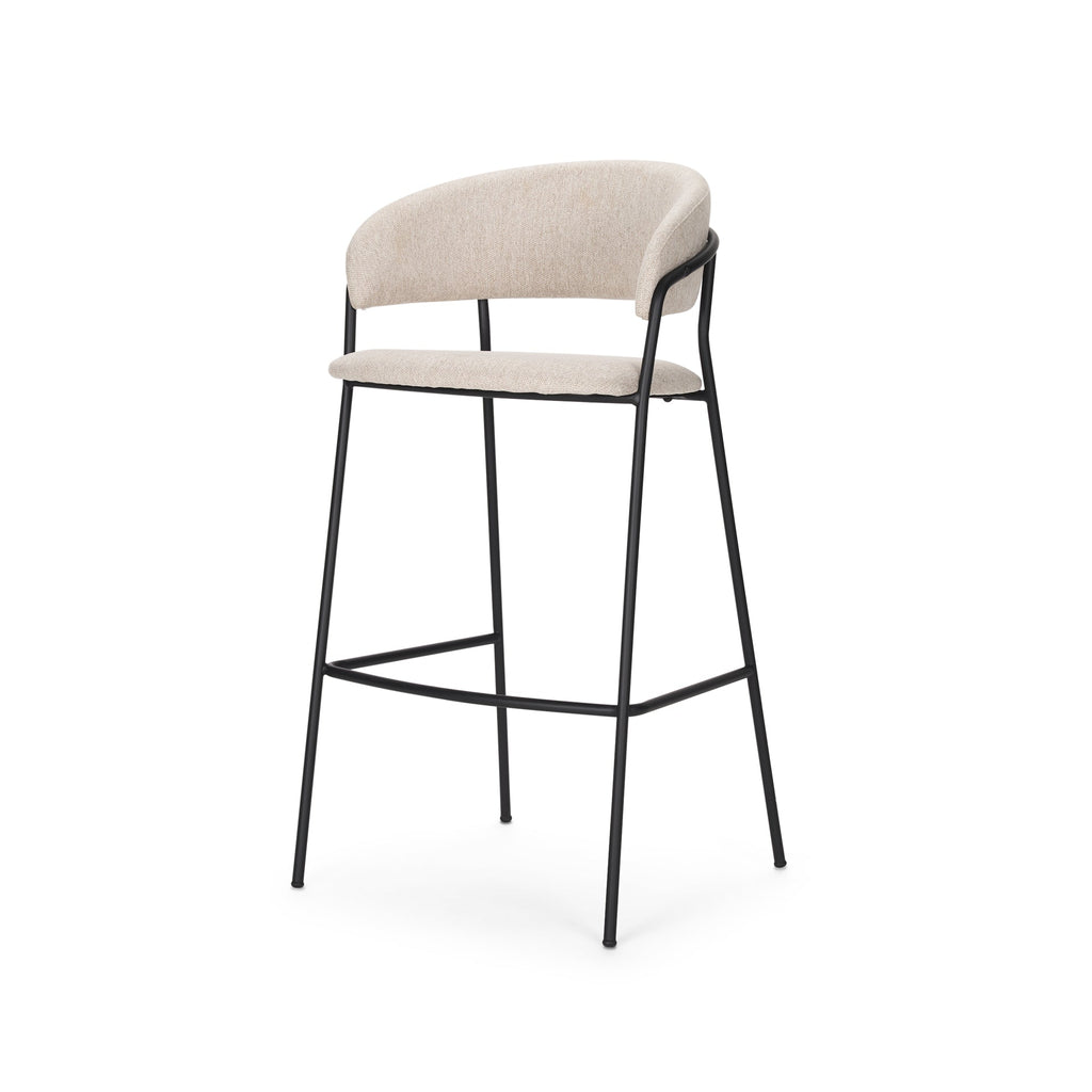 Mercana Carolyn 19.3" x 20.5" x 39.8" Metal Stool