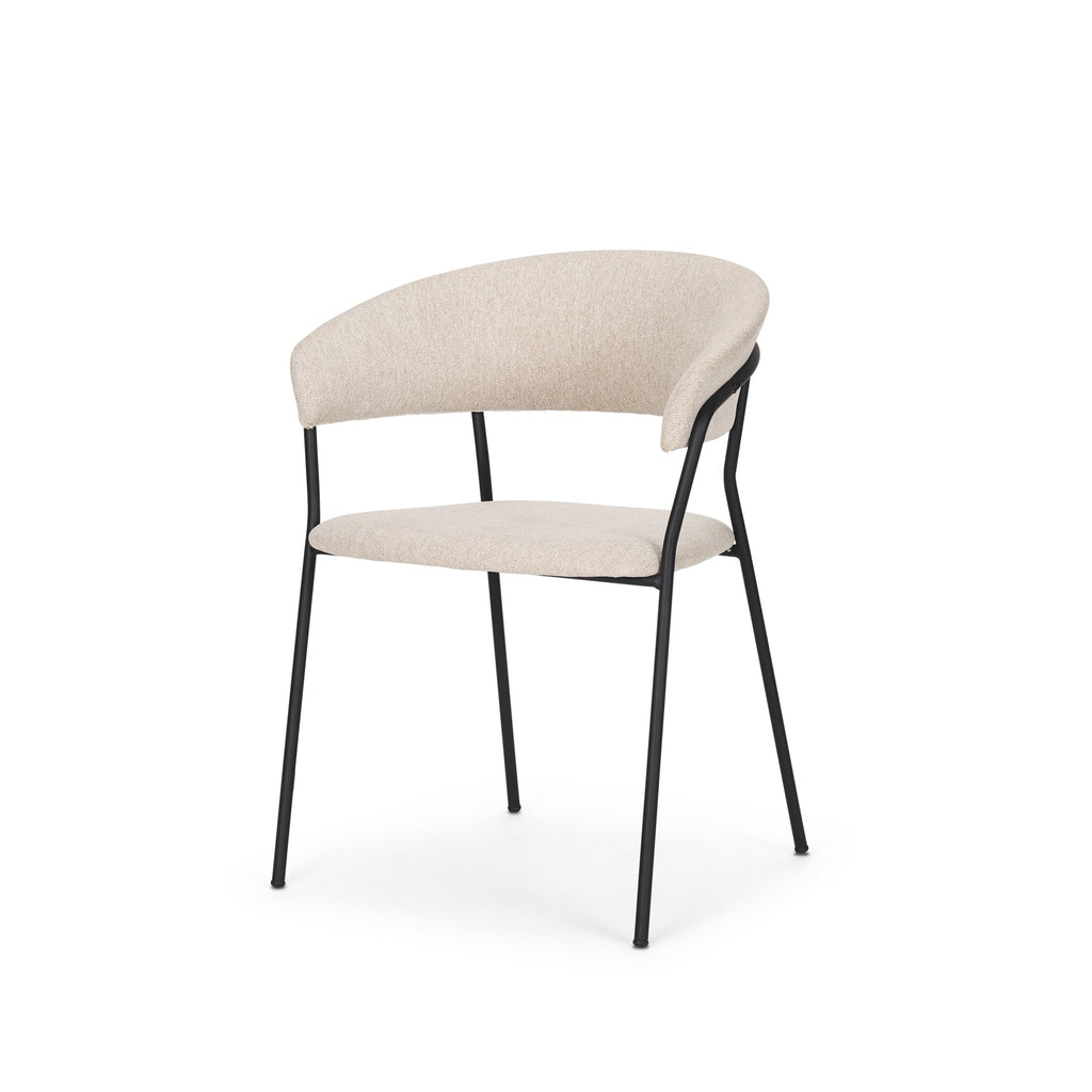 Mercana Carolyn 20.5" x 23.8" x 31" Metal Dining Chair (Set of 2)