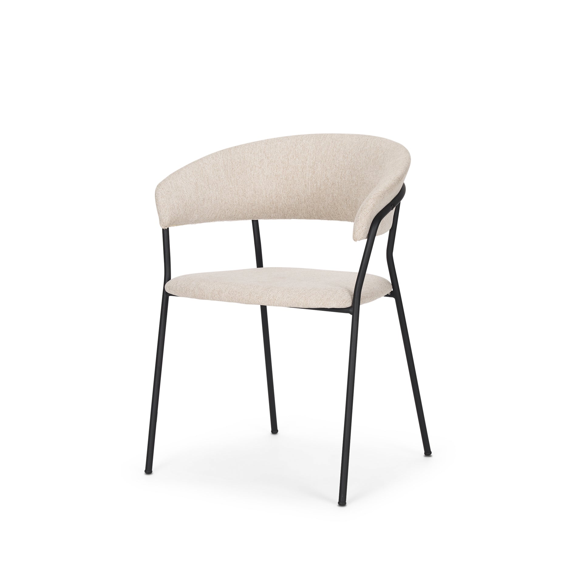 Mercana Carolyn 20.5" x 23.8" x 31" Metal Dining Chair (Set of 2)