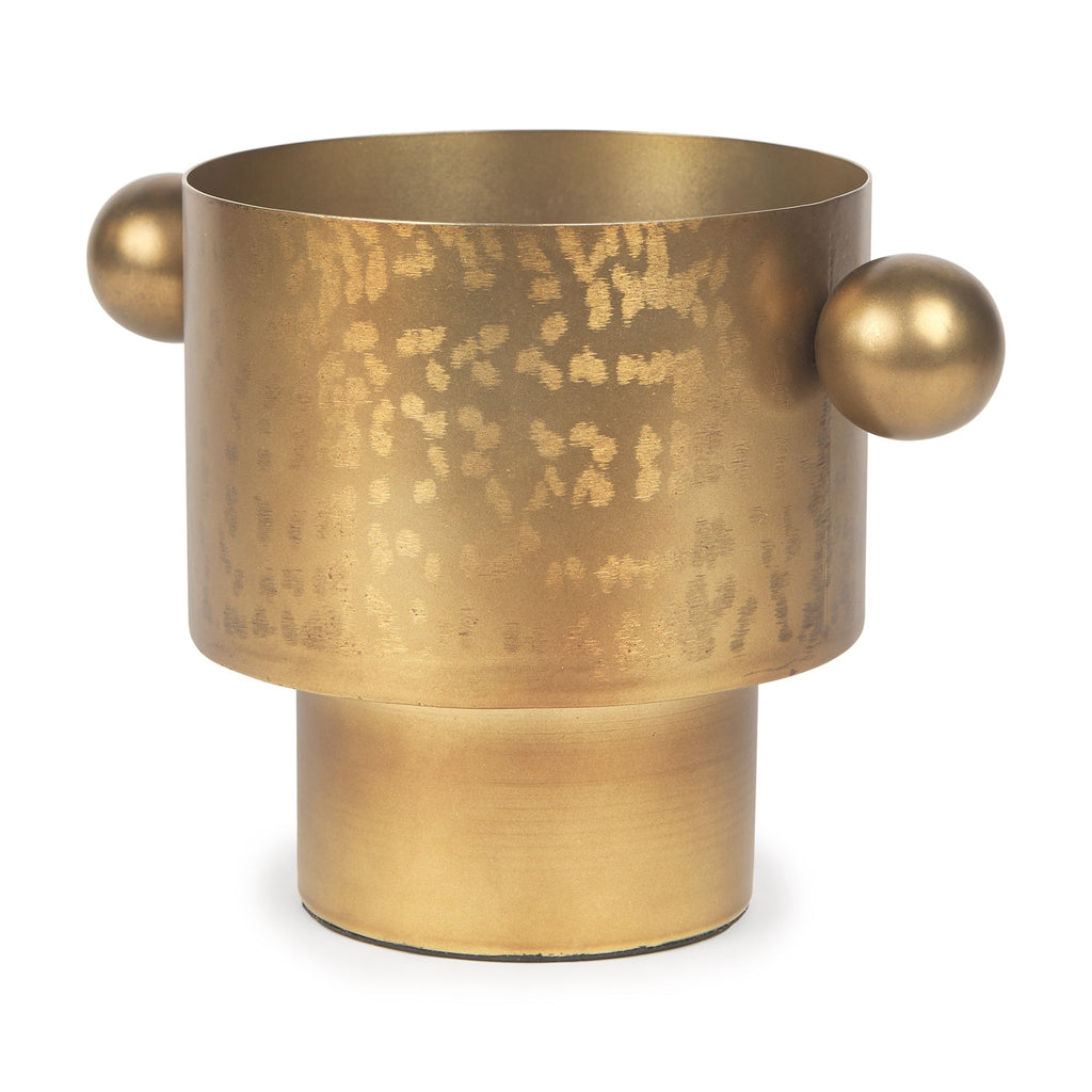 Mercana Juno 8.5" x 6" x 6.5" Metal Vase