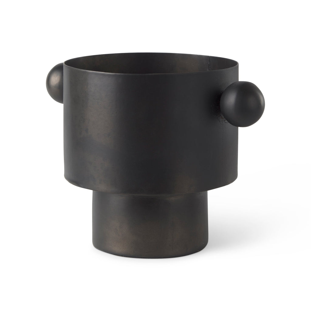 Mercana Juno 8.5" x 6" x 6.5" Metal Vase