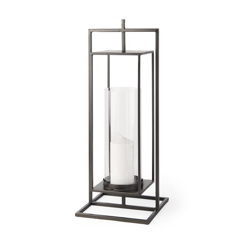 Mercana Albus 9.3" x 9.3" x 23.8" Metal Candle Holder