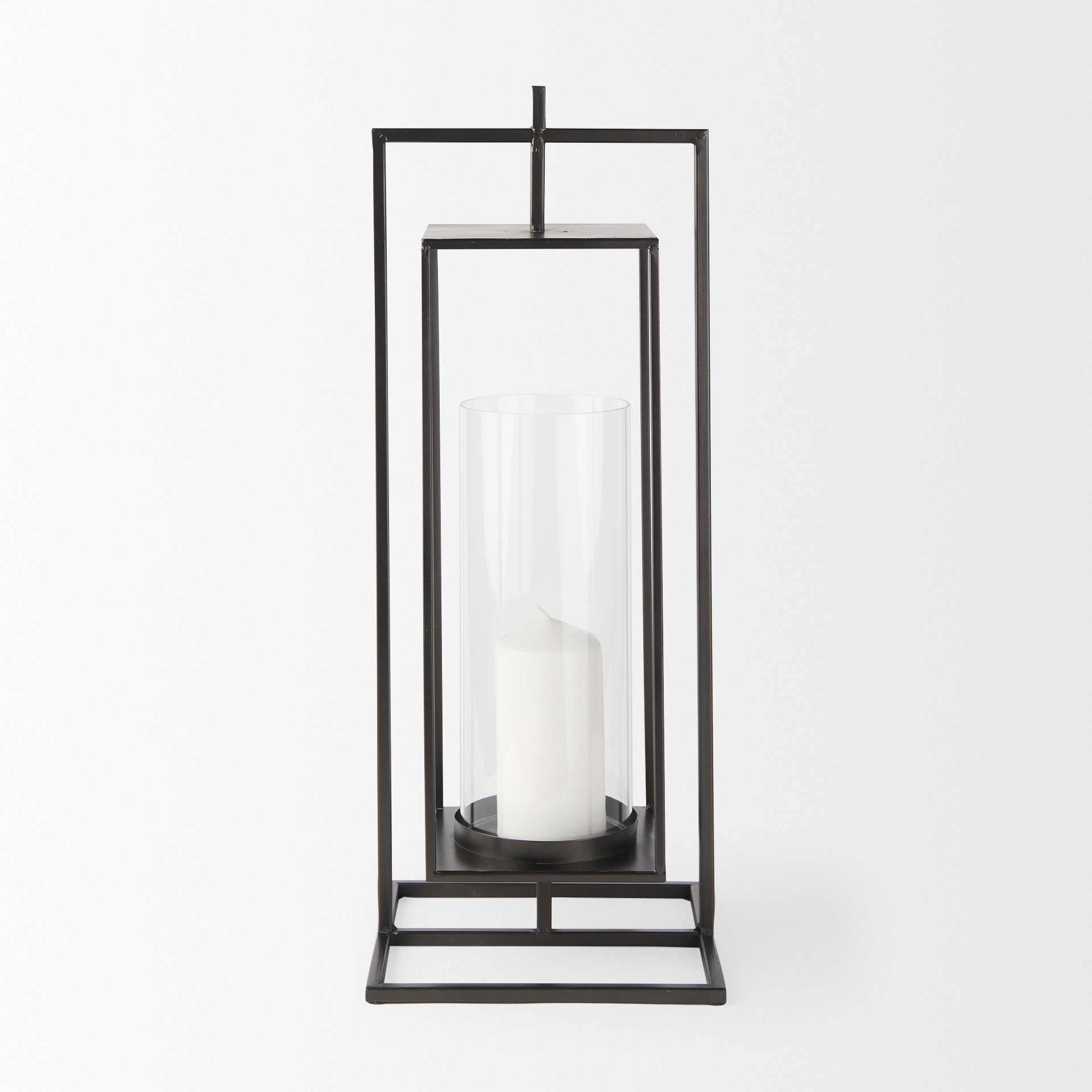 Mercana Albus 9.3" x 9.3" x 23.8" Metal Candle Holder