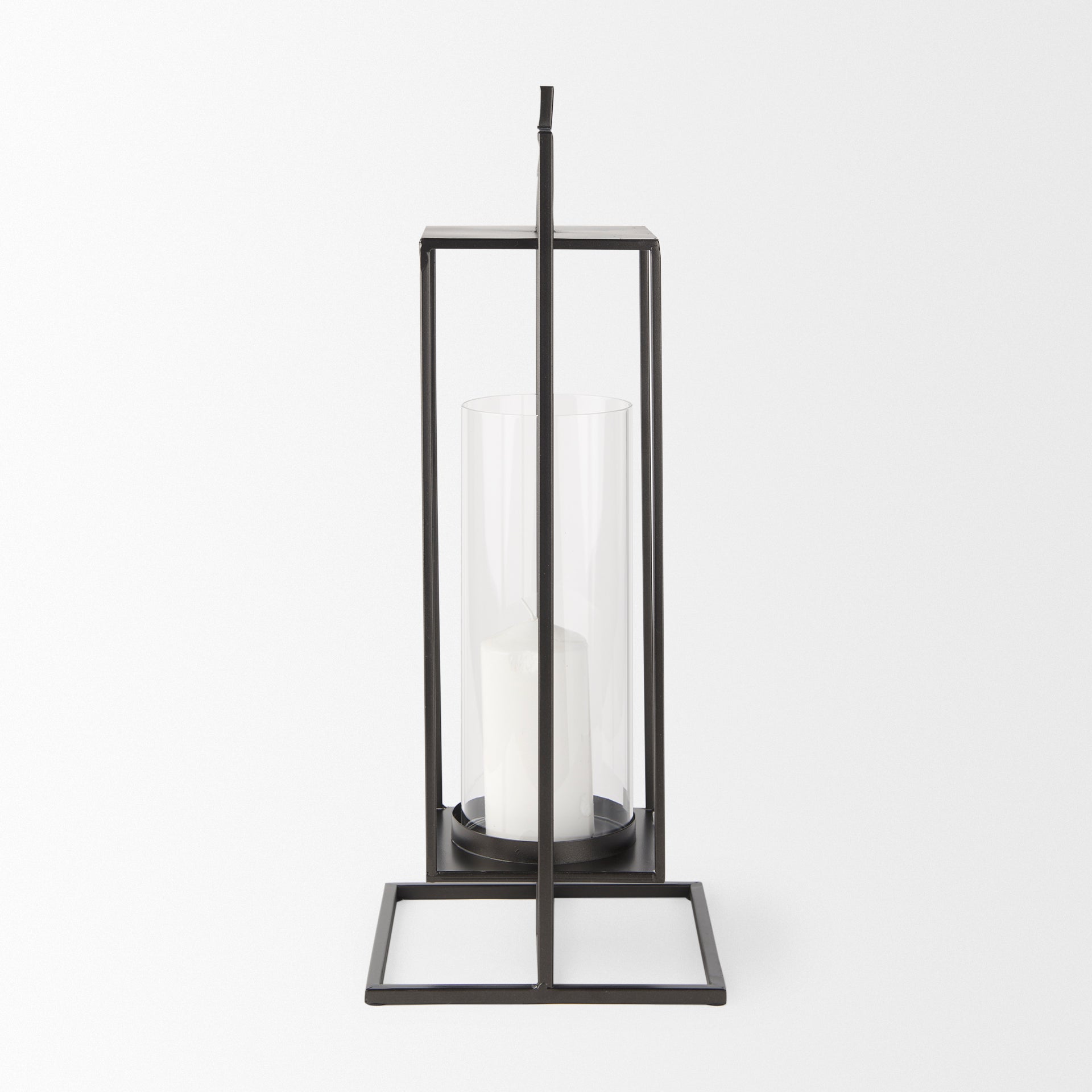 Mercana Albus 9.3" x 9.3" x 23.8" Metal Candle Holder