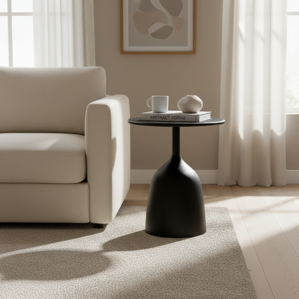 Mercana Talulla 16.5" x 16.5" x 19.7" Metal Side Table