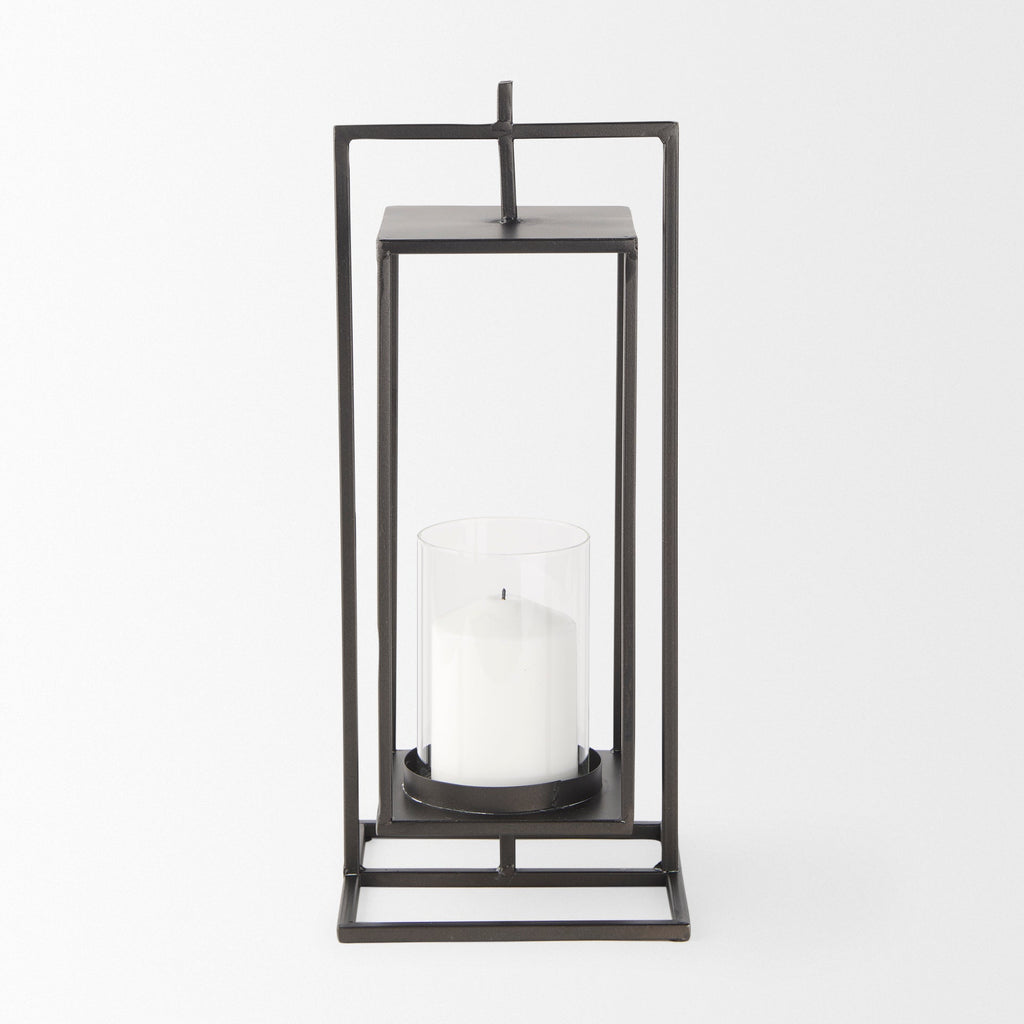 Mercana Albus 6.9" x 6.9" x 16.5" Metal Candle Holder