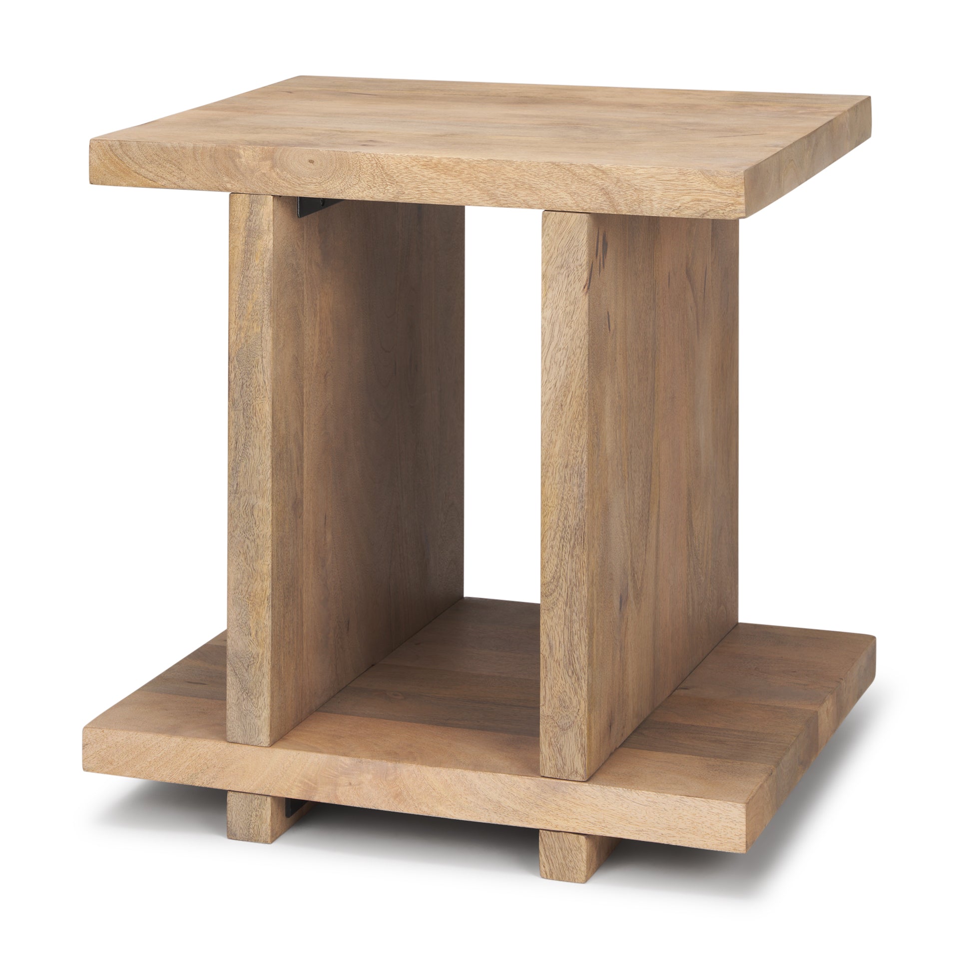 Mercana Nohr 22" x 18" x 22" Solid Wood Side Table