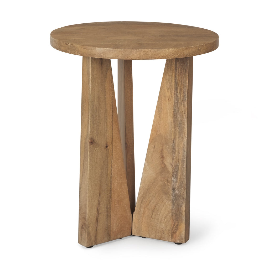Mercana Mattius 18" x 18" x 22" Solid Wood Side Table