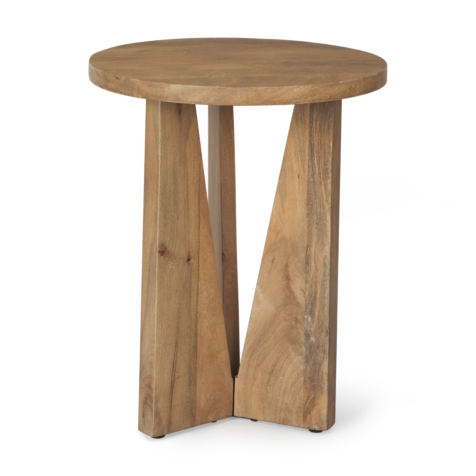 Mercana Mattius 18" x 18" x 22" Solid Wood Side Table