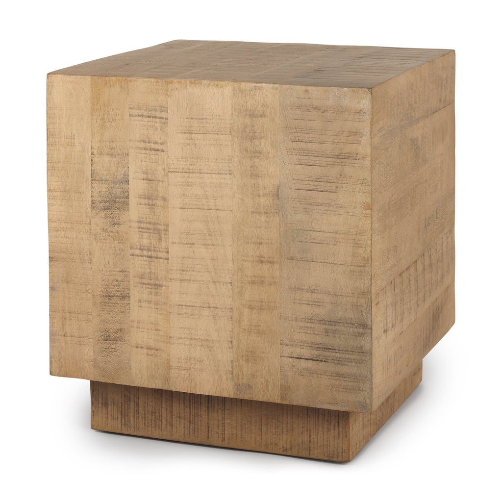 Mercana Hayden 22" x 22" x 24" Solid Wood Side Table