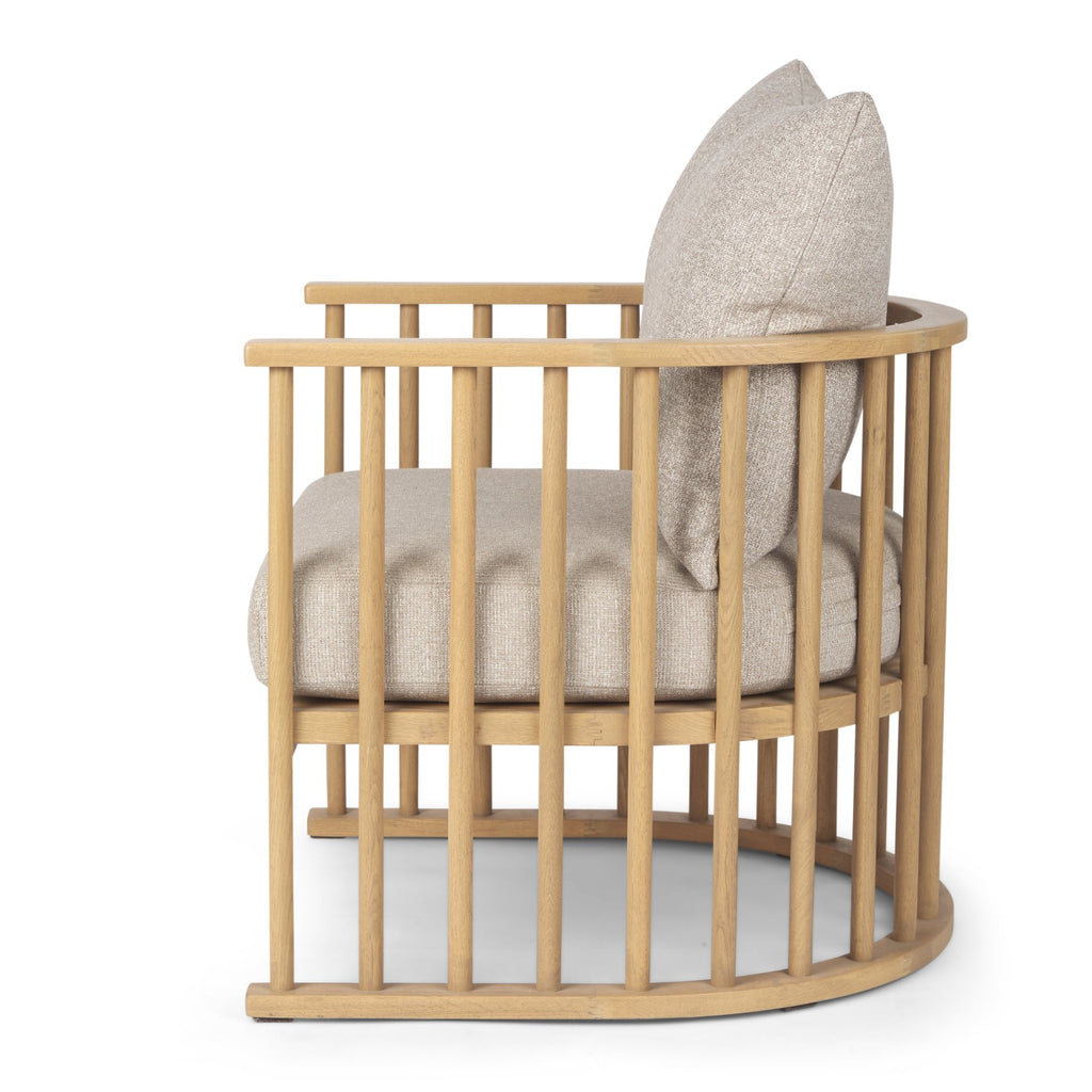 Mercana Kopari 30.1" x 30.5" x 37.2" Solid Wood Side Chair
