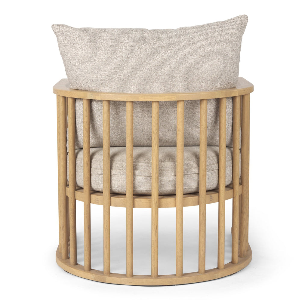 Mercana Kopari 30.1" x 30.5" x 37.2" Solid Wood Side Chair