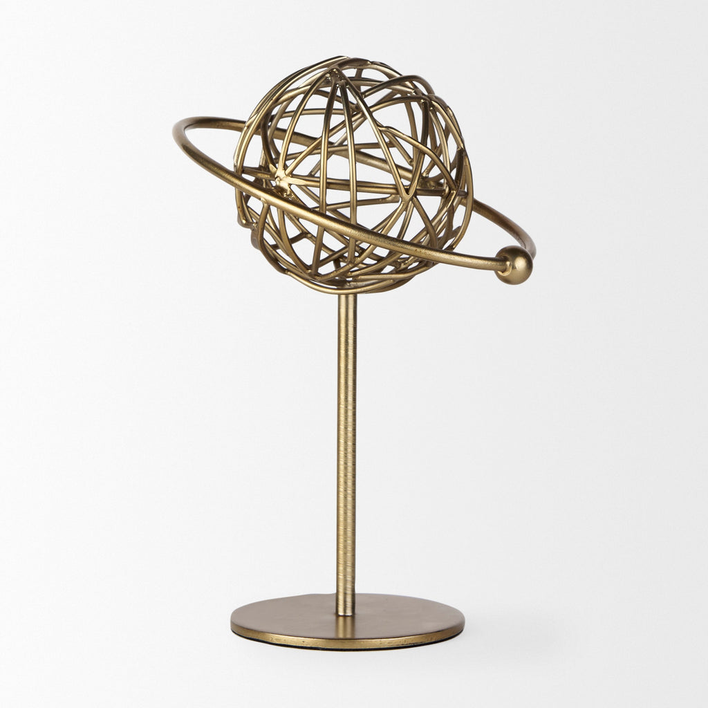 Mercana Atlas 10" x 8" x 12" Metal Decorative Object