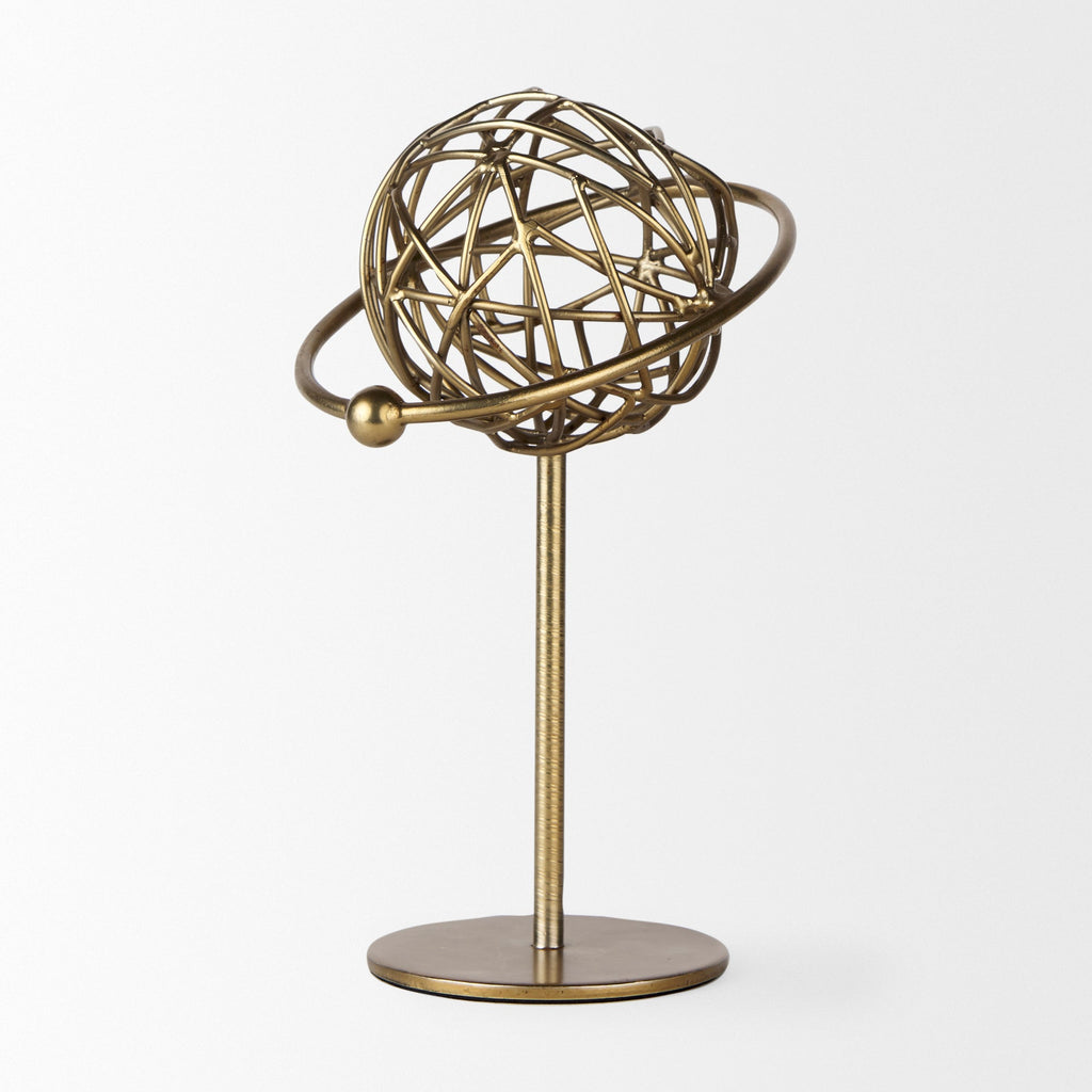 Mercana Atlas 10" x 8" x 12" Metal Decorative Object