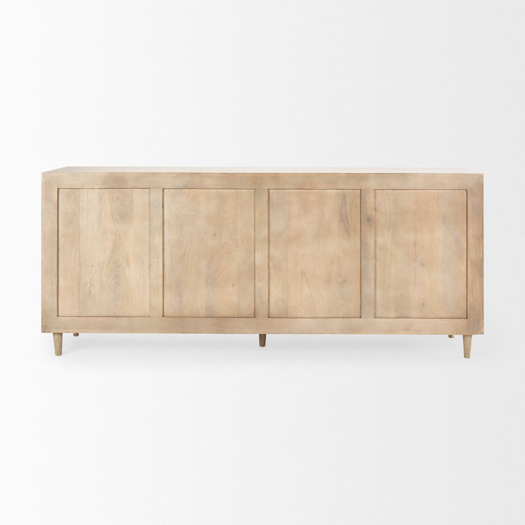 Mercana Tucker 71.8" x 15" x 30" Solid Wood Sideboard