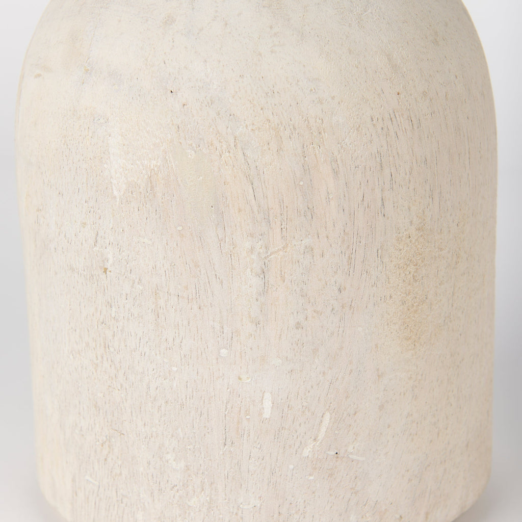 Mercana Knox 6" x 6" x 7" Solid Wood Decorative Object