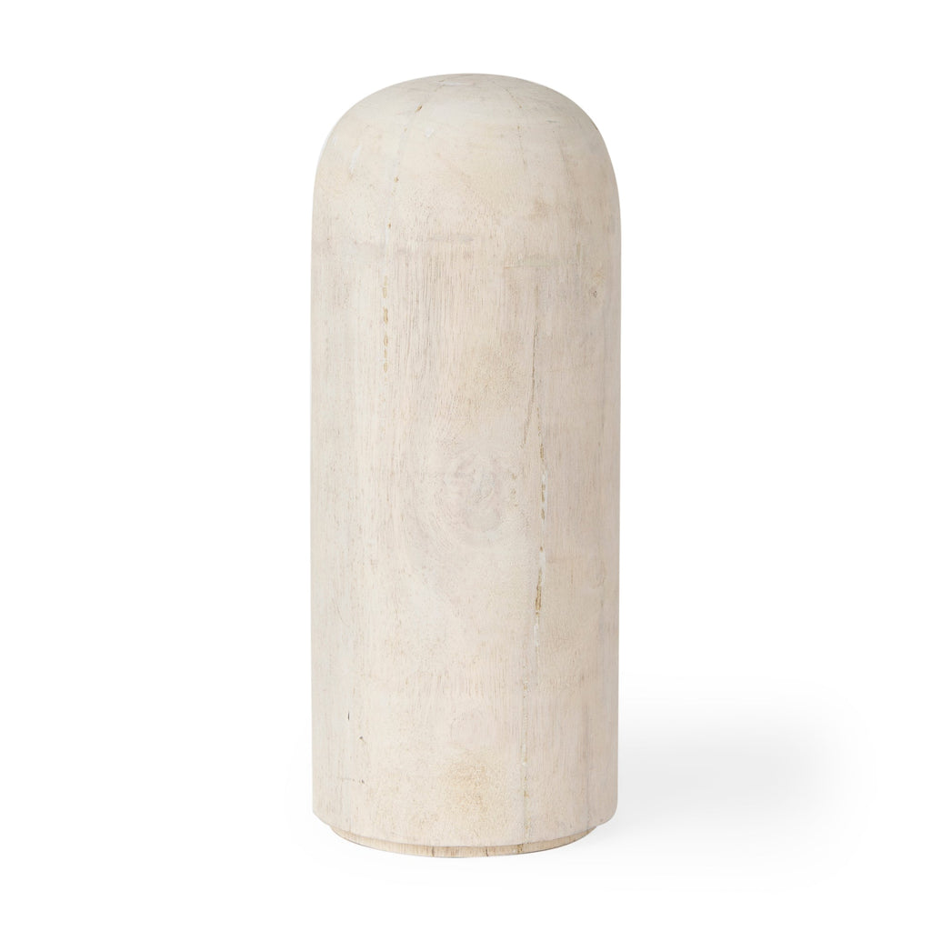 Mercana Knox 6" x 6" x 14" Solid Wood Decorative Object