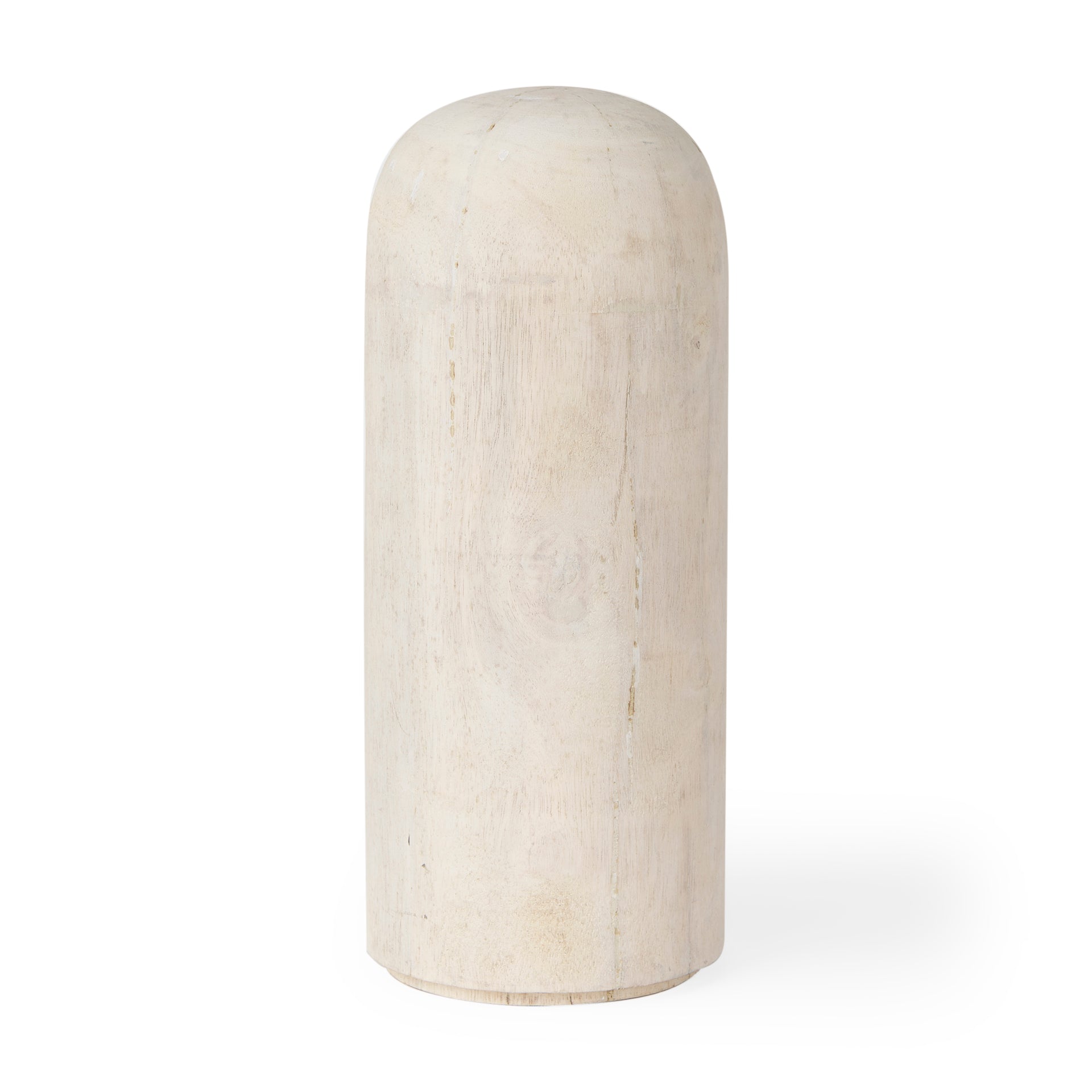 Mercana Knox 6" x 6" x 14" Solid Wood Decorative Object