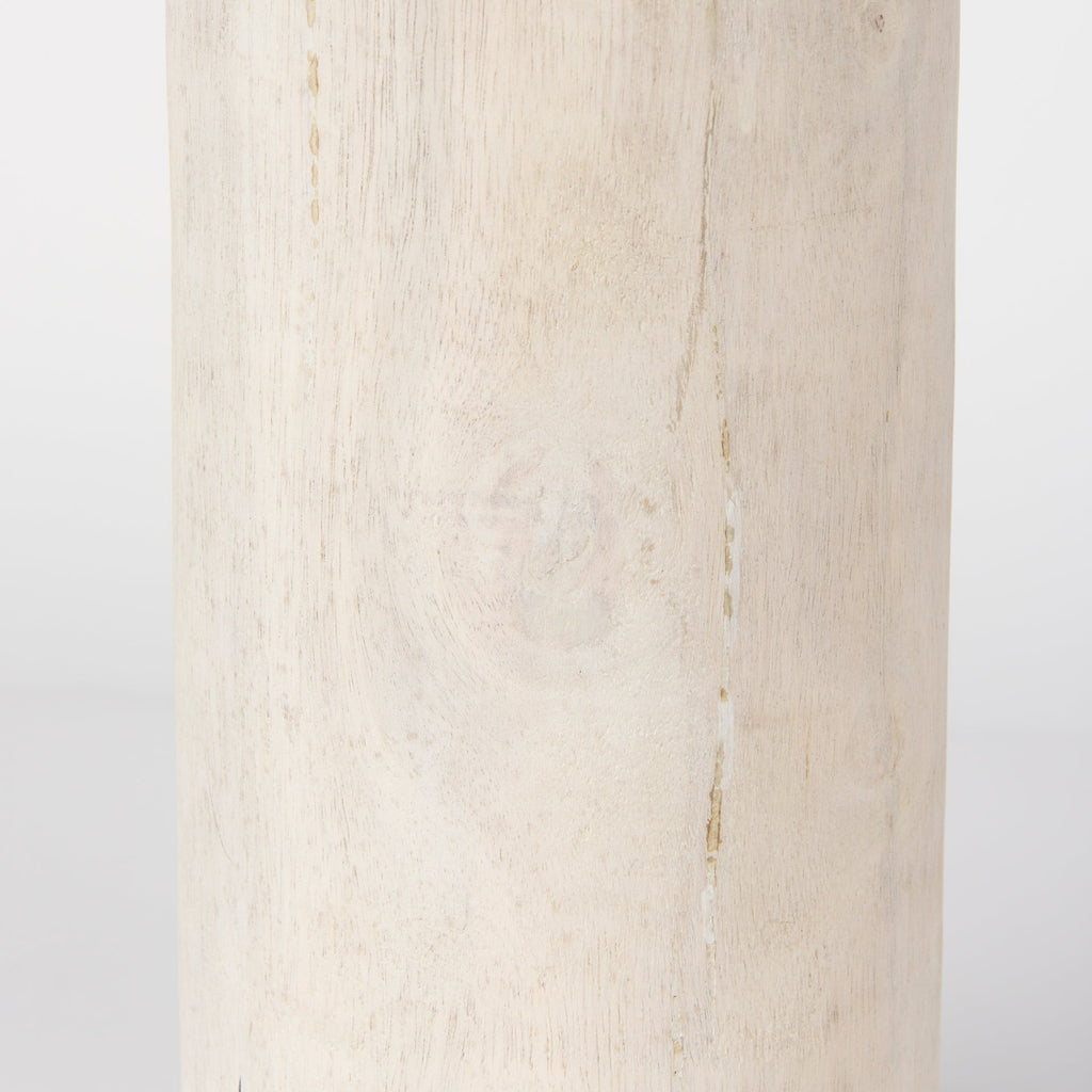 Mercana Knox 6" x 6" x 14" Solid Wood Decorative Object