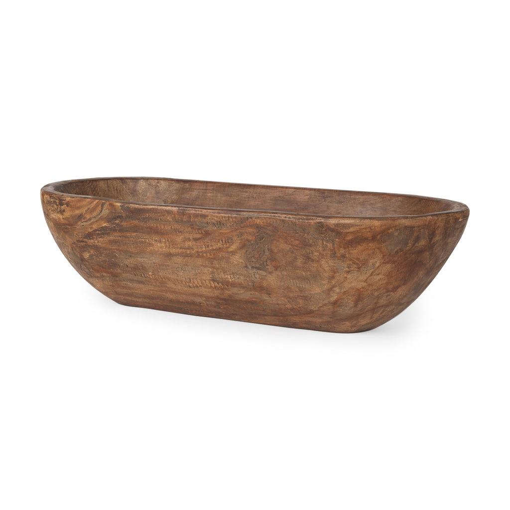 Mercana Athena 26" x 10" x 7" Wood Bowl