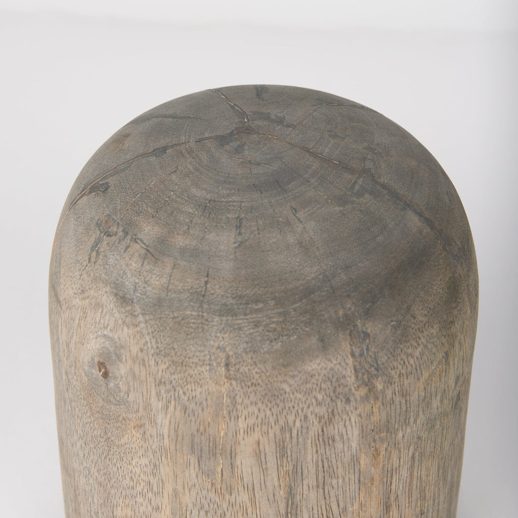 Mercana Knox 6" x 6" x 7" Solid Wood Decorative Object