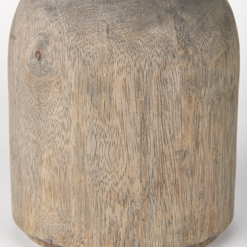 Mercana Knox 6" x 6" x 7" Solid Wood Decorative Object