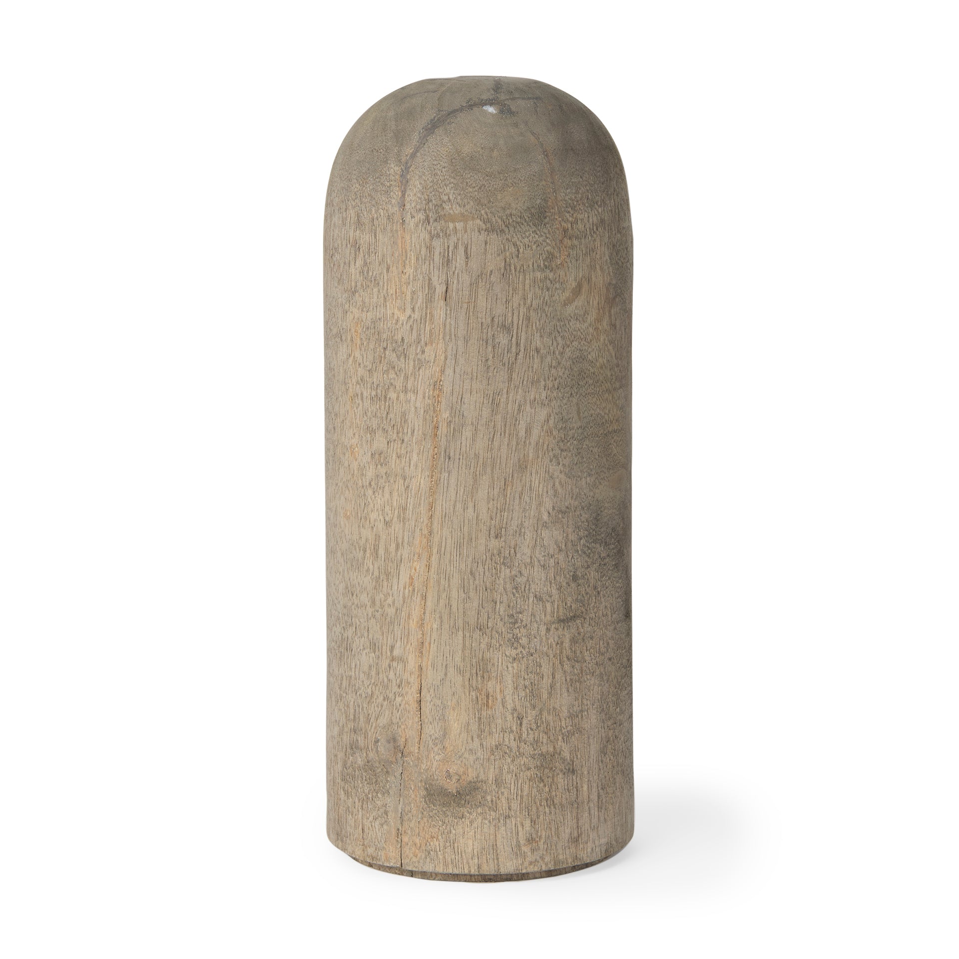 Mercana Knox 6" x 6" x 14" Solid Wood Decorative Object