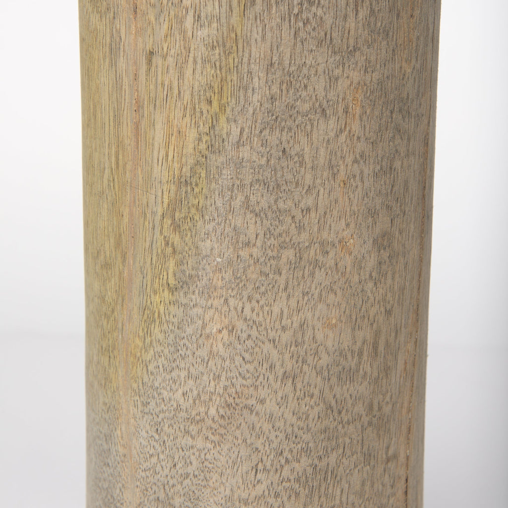 Mercana Knox 6" x 6" x 14" Solid Wood Decorative Object