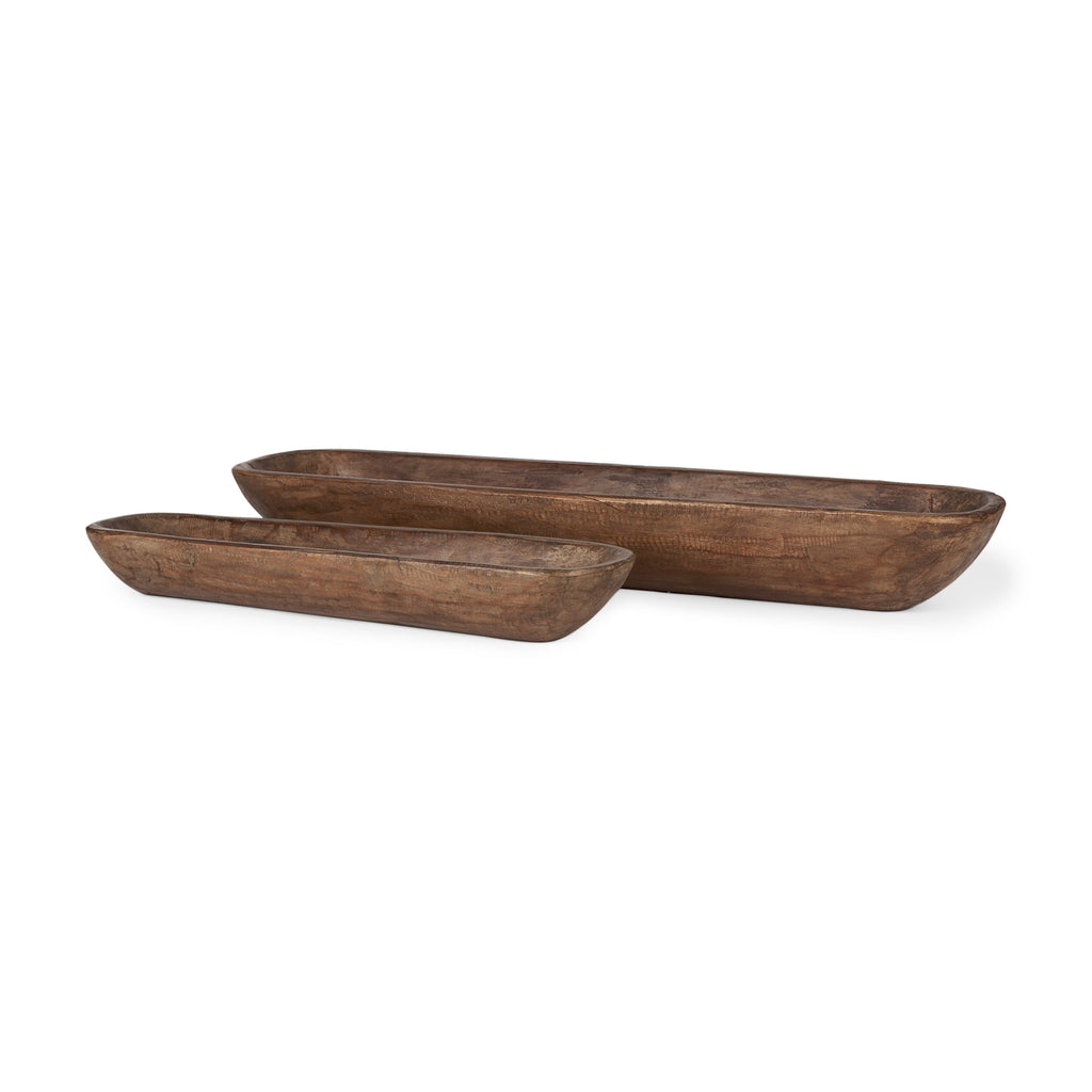 Mercana Athena 34" x 8" x 5" Solid Wood Tray