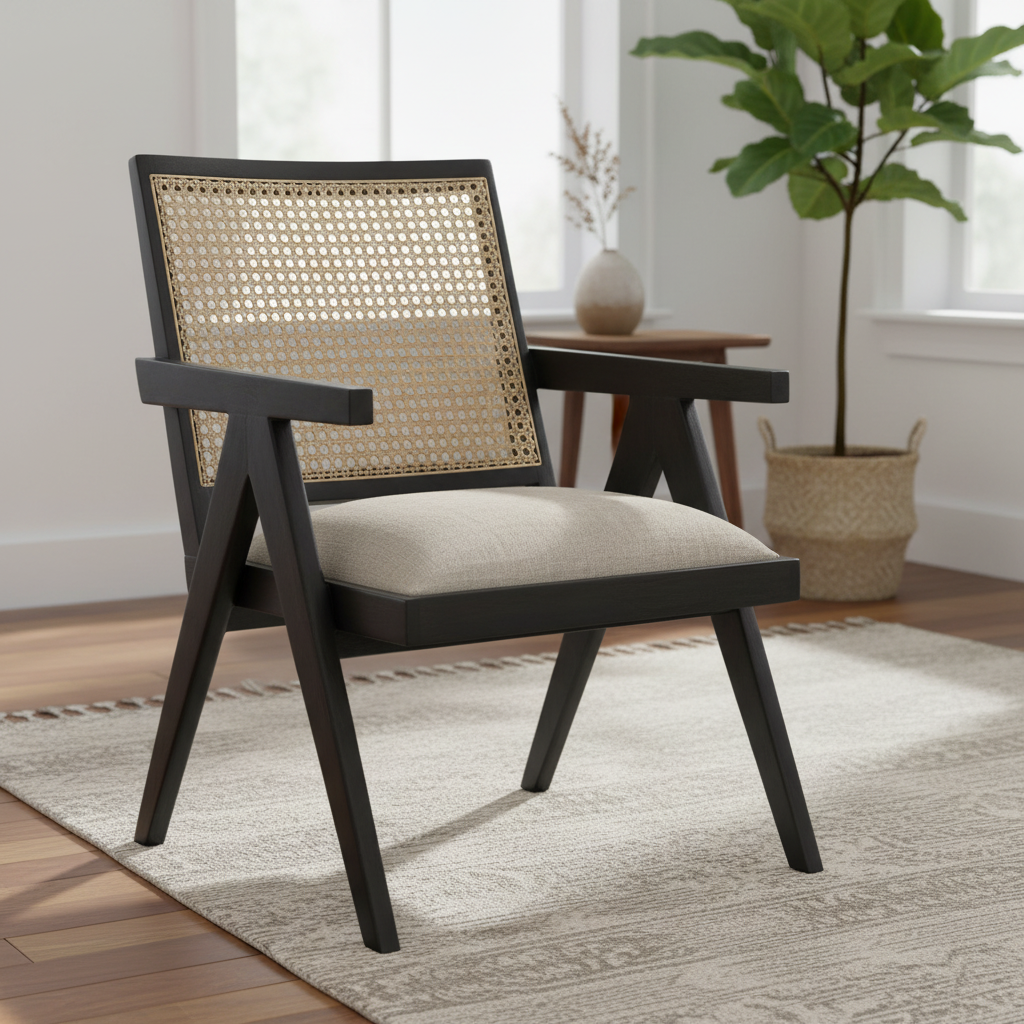 Mercana Donna 21.7" x 27.5" x 32" Solid Wood Side Chair