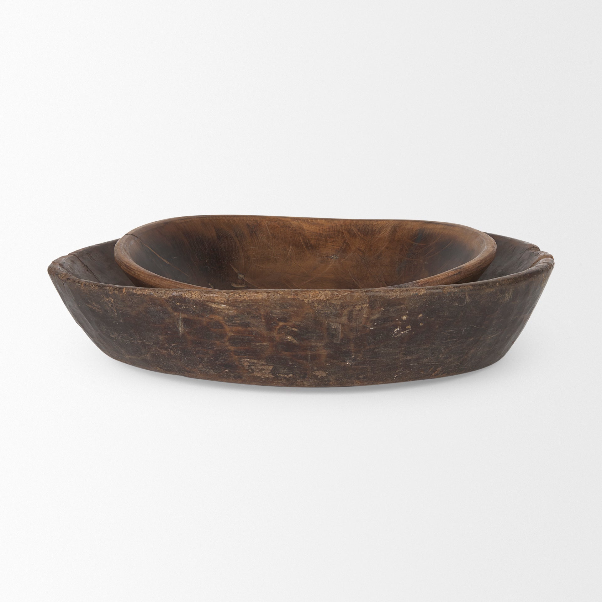 Mercana Nikita 20" x 20" x 5" Wood Bowl