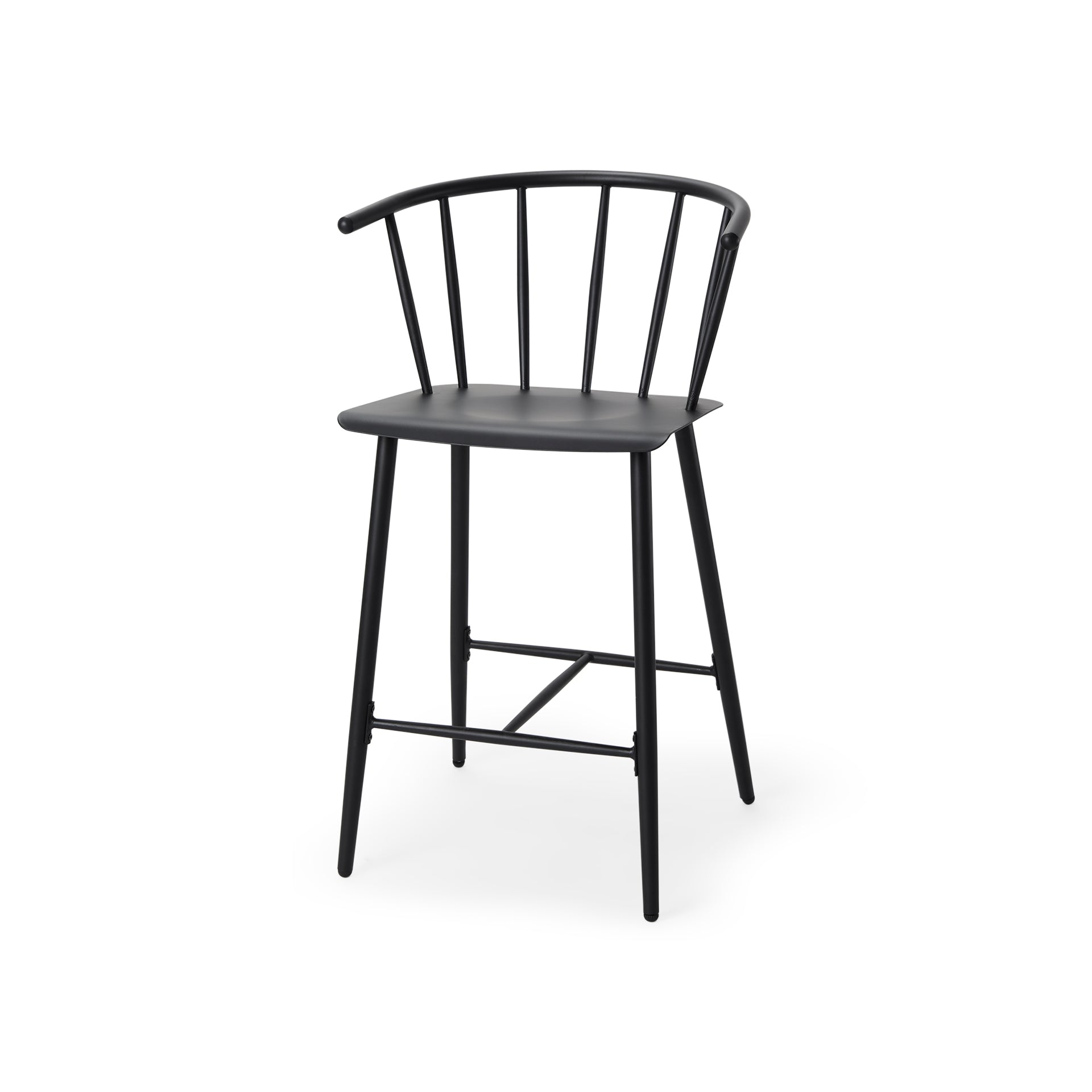 Mercana Colin 21.3" x 21.3" x 38.2" Metal Stool