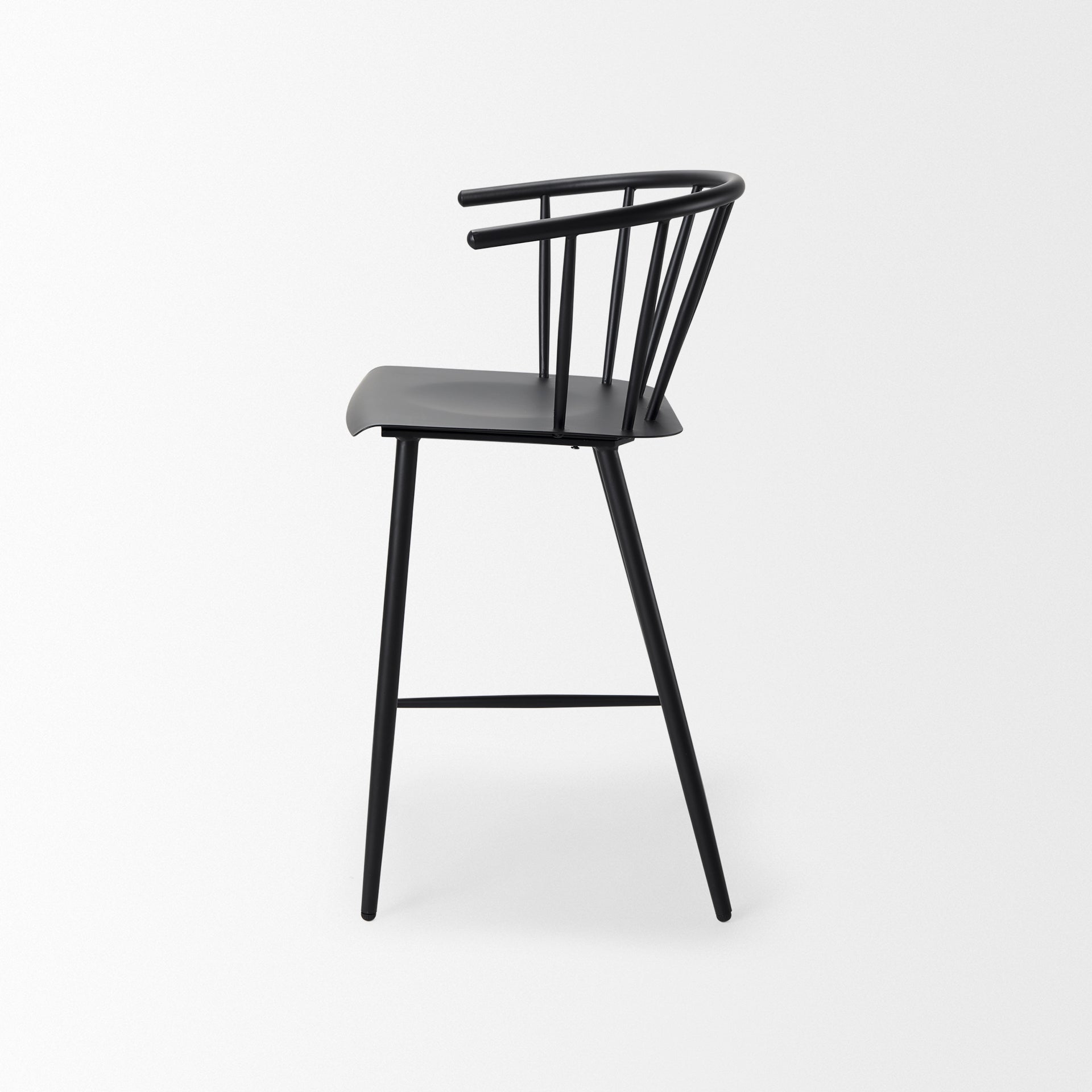 Mercana Colin 21.3" x 21.3" x 38.2" Metal Stool
