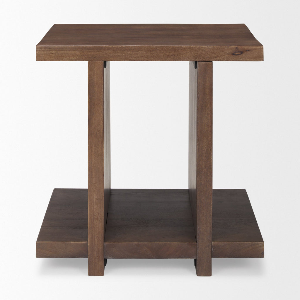 Mercana Nohr 22" x 18" x 22" Solid Wood Side Table
