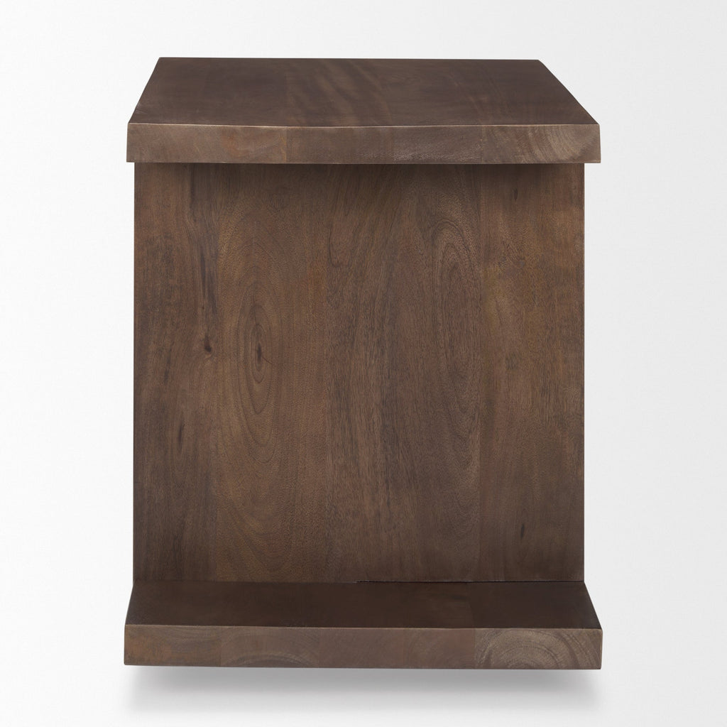 Mercana Nohr 22" x 18" x 22" Solid Wood Side Table