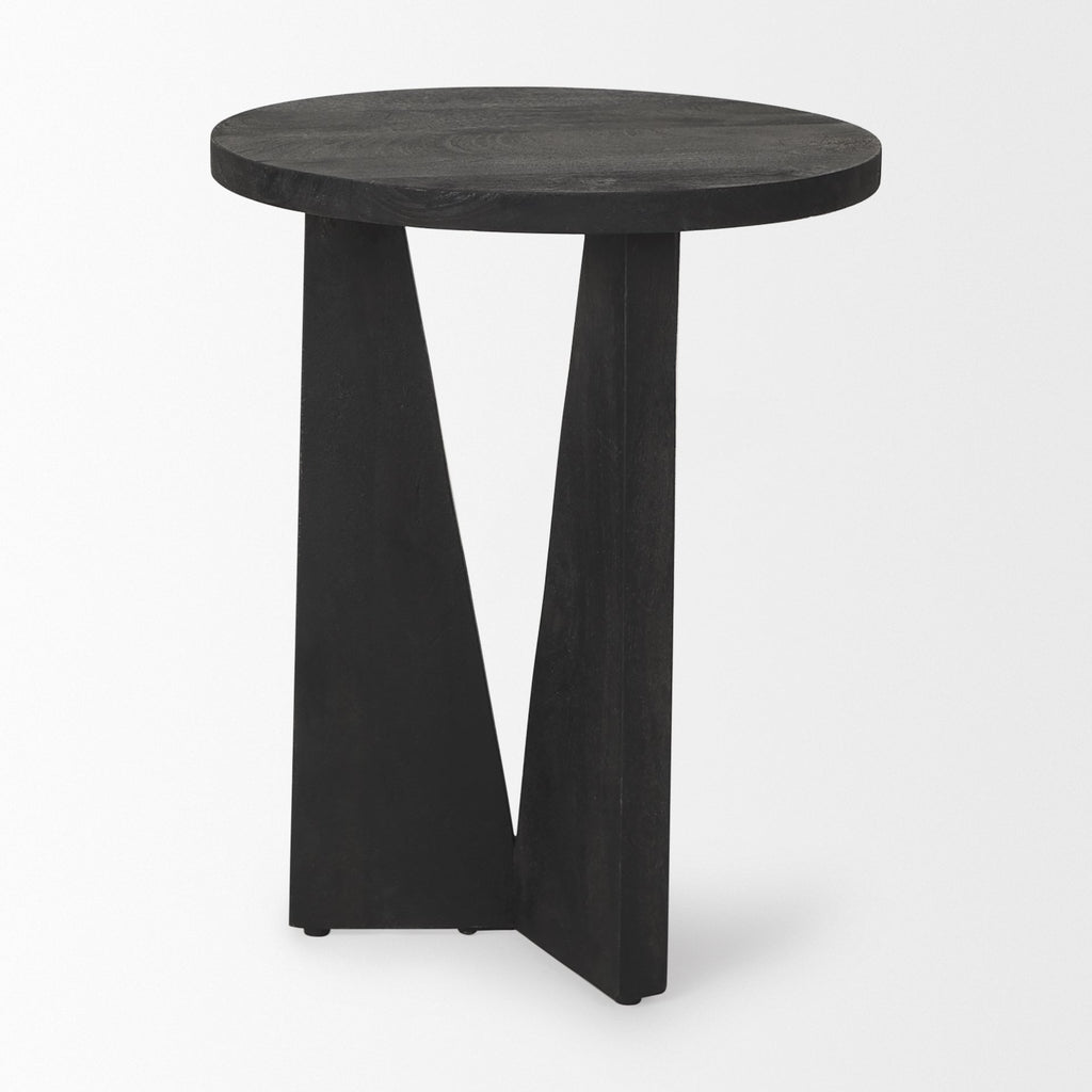 Mercana Mattius 18" x 18" x 22.5" Solid Wood Side Table