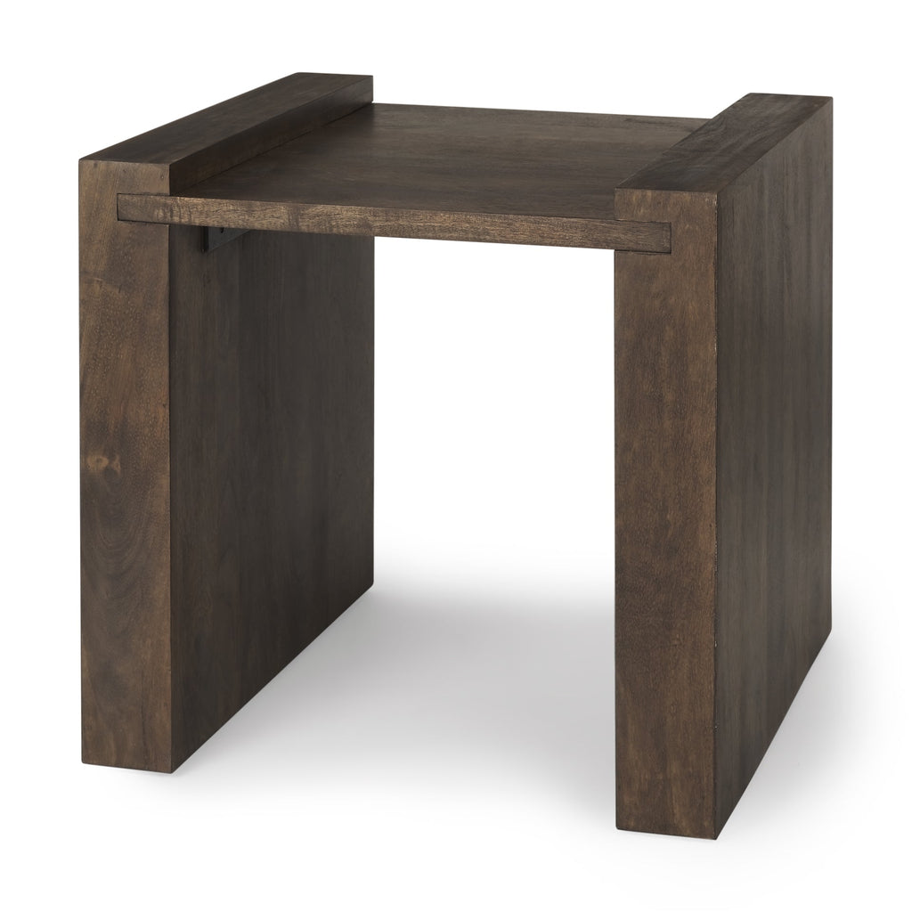 Mercana Athelia 23" x 22" x 22.3" Solid Wood Side Table