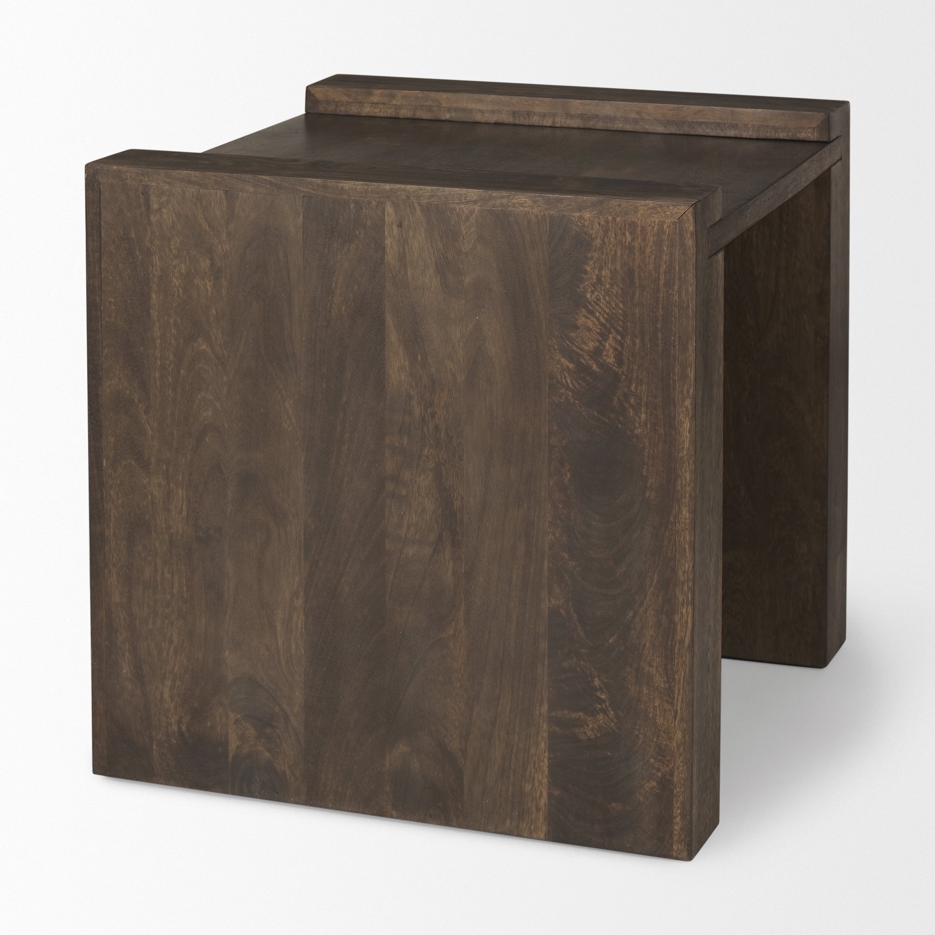 Mercana Athelia 23" x 22" x 22.3" Solid Wood Side Table