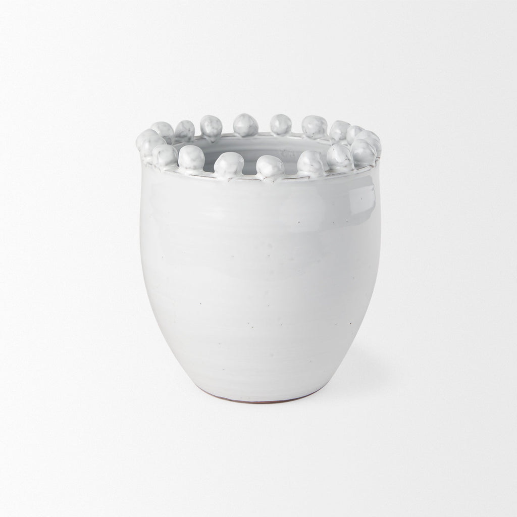 Mercana Basin 8.1" x 8.1" x 9.1" Ceramic Vase