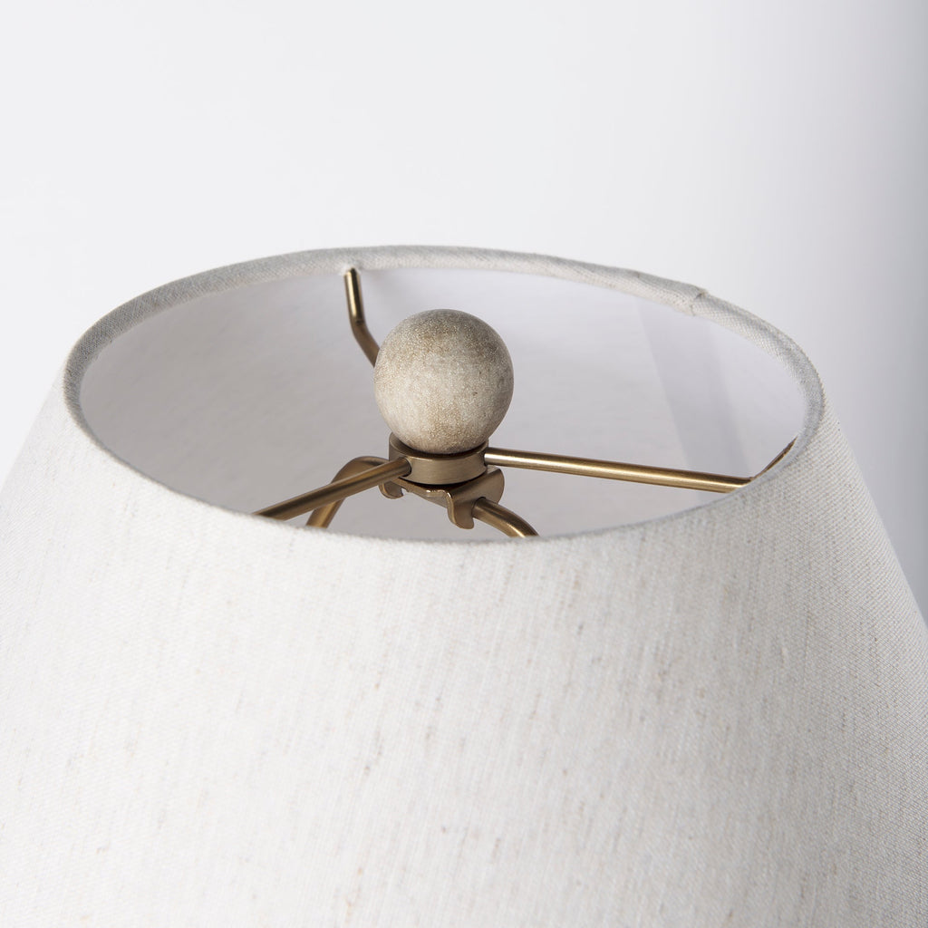 Mercana Mehdi 18" x 18" x 25.3" Ceramic Table Lamp