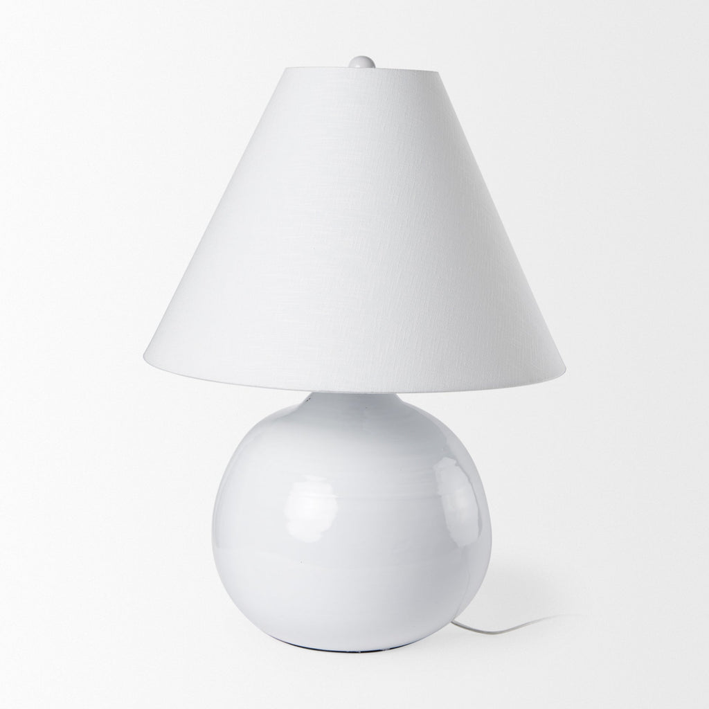 Mercana Mehdi 12.2" x 12.2" x 11" Ceramic Table Lamp