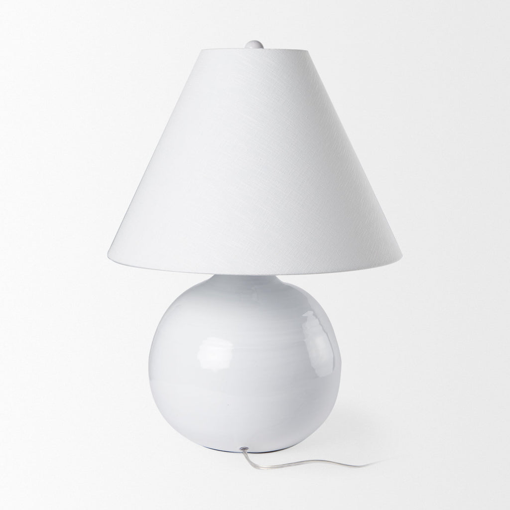 Mercana Mehdi 12.2" x 12.2" x 11" Ceramic Table Lamp
